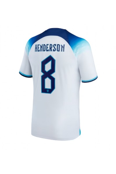 Fotbalové Dres Anglie Jordan Henderson #8 Domácí Oblečení MS 2022 Krátký Rukáv